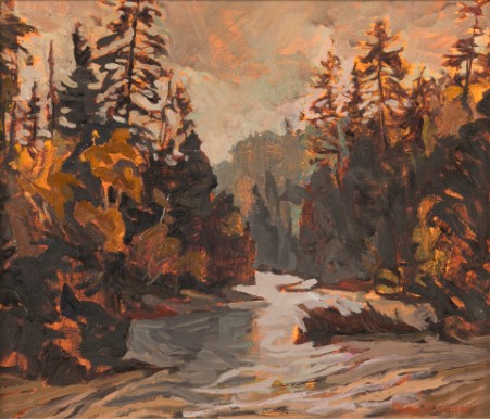 Near Pantagruel Bay Oil on panel by Kelvin Smith