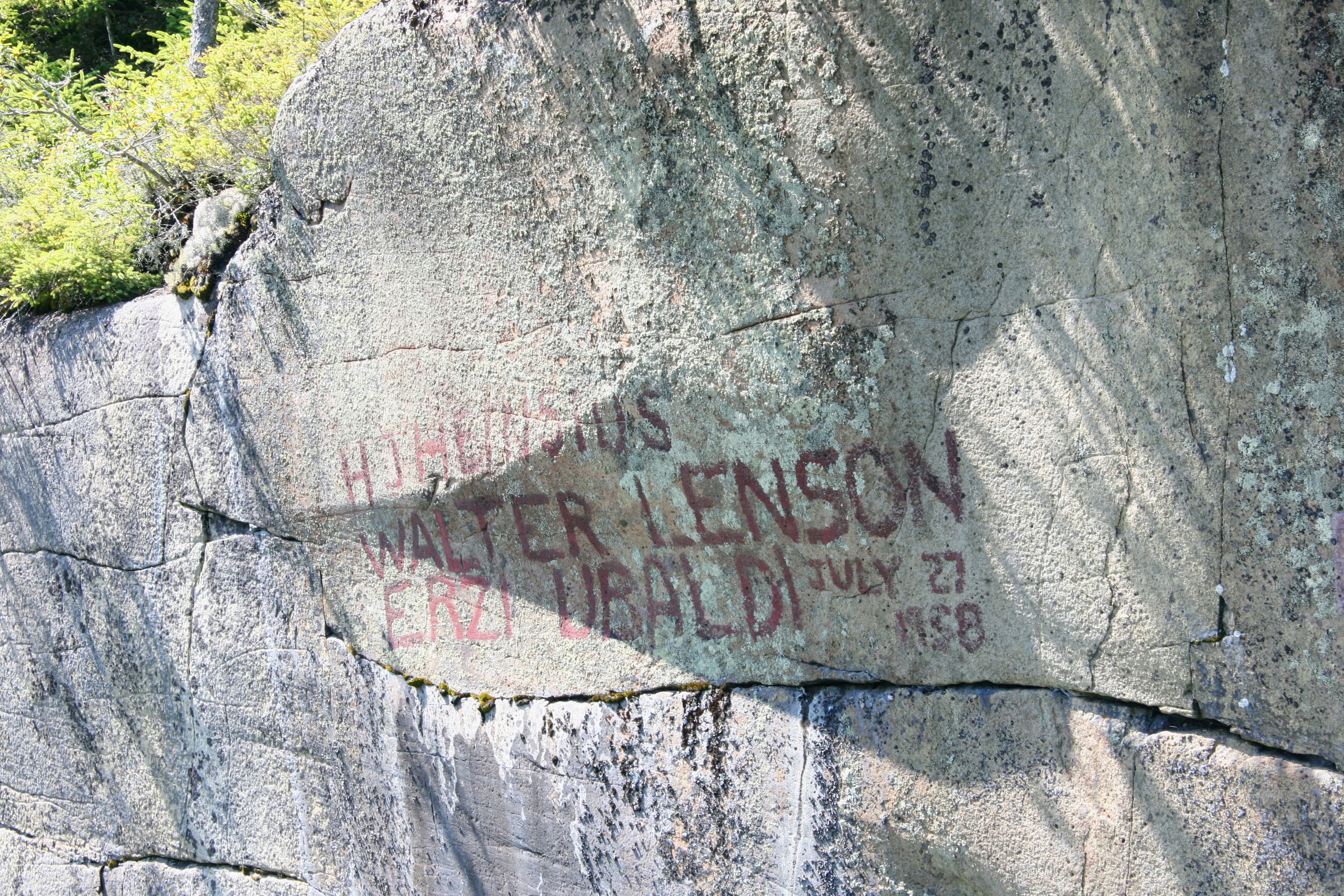 Graffiti at Dog Harbour