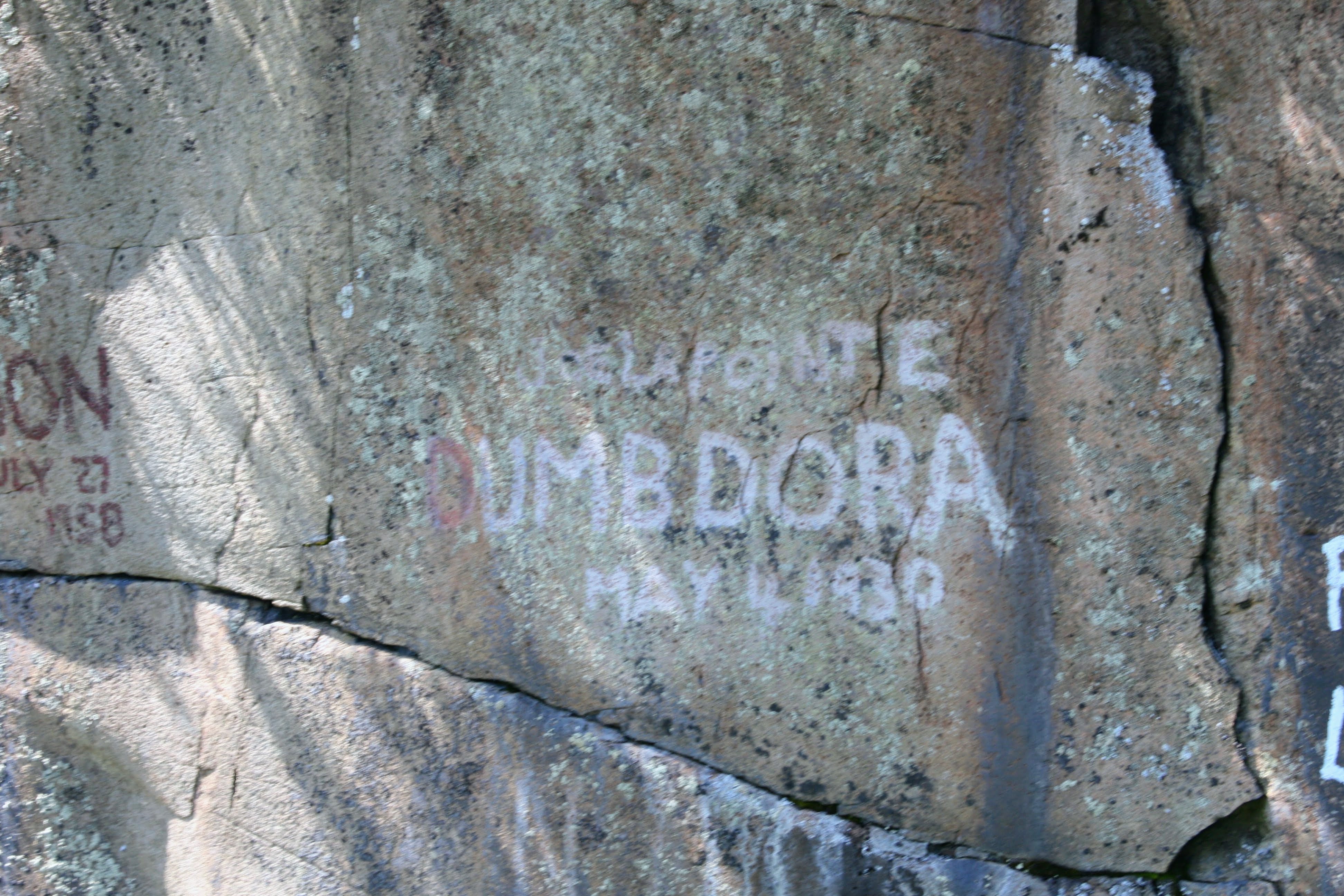Graffiti at Dog Harbour
