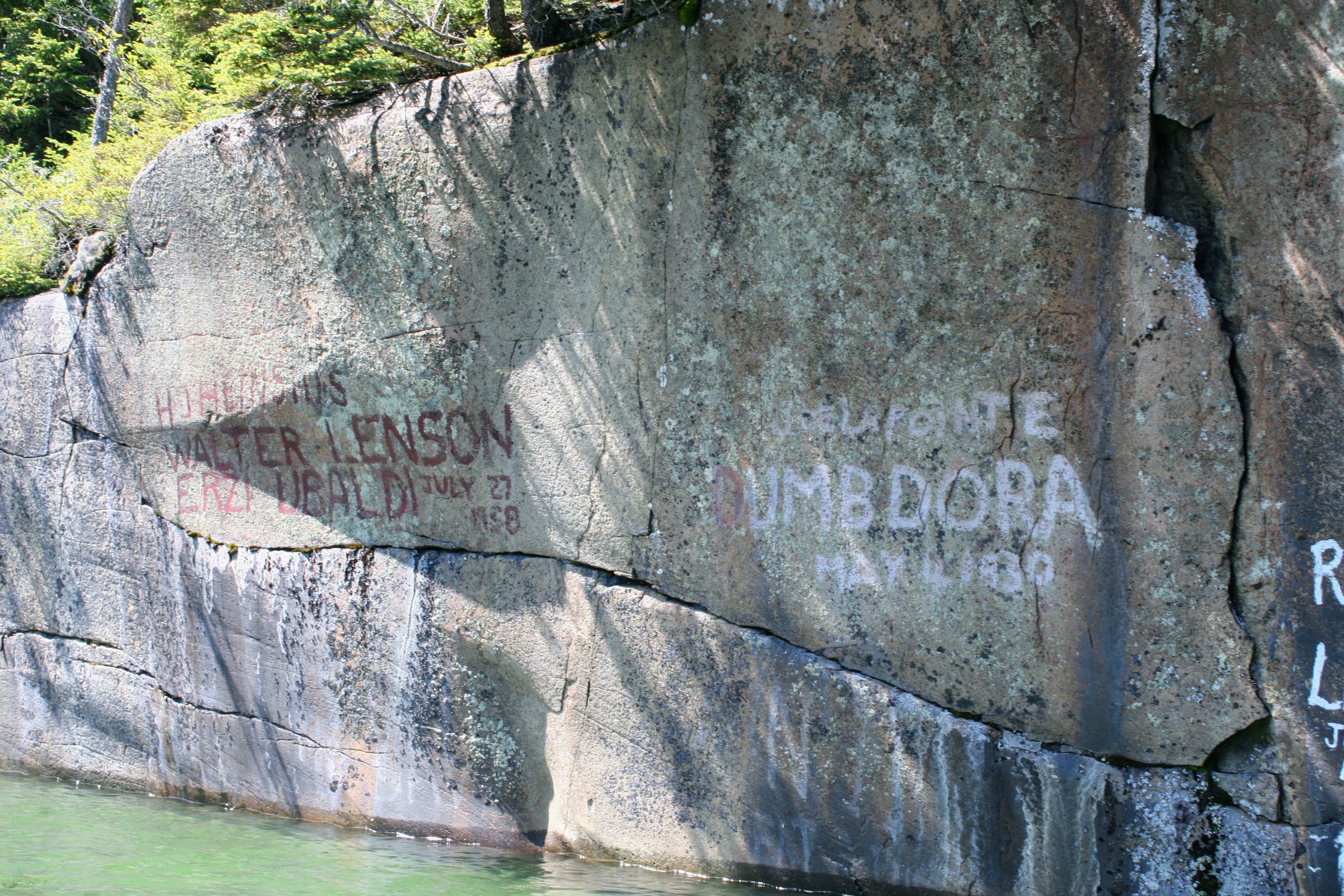 Graffiti at Dog Harbour