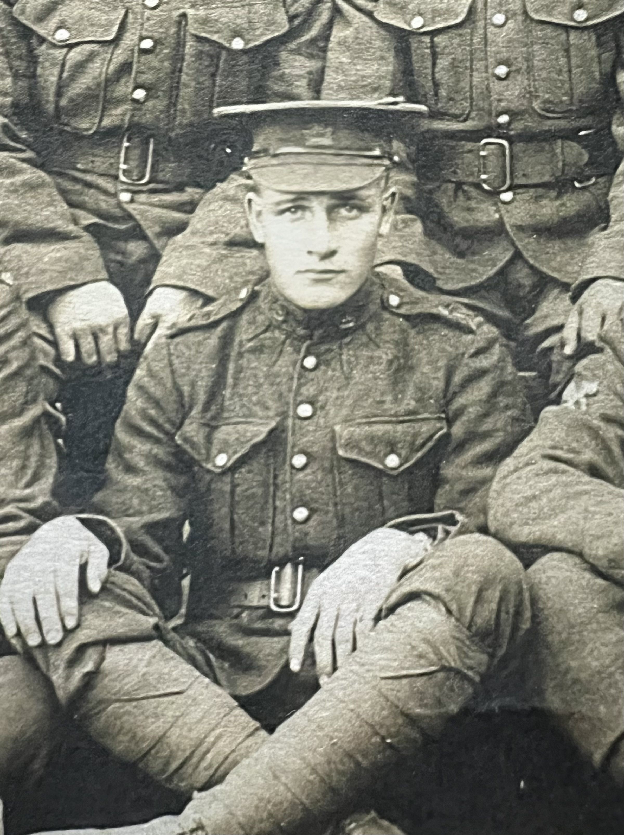 A photo of Arthur Wilbert Hurley in uniform.